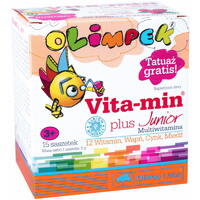 Вітаміни та мінерали Olimp Vita-min Plus Junior Multivitamins, 15 пакетиків