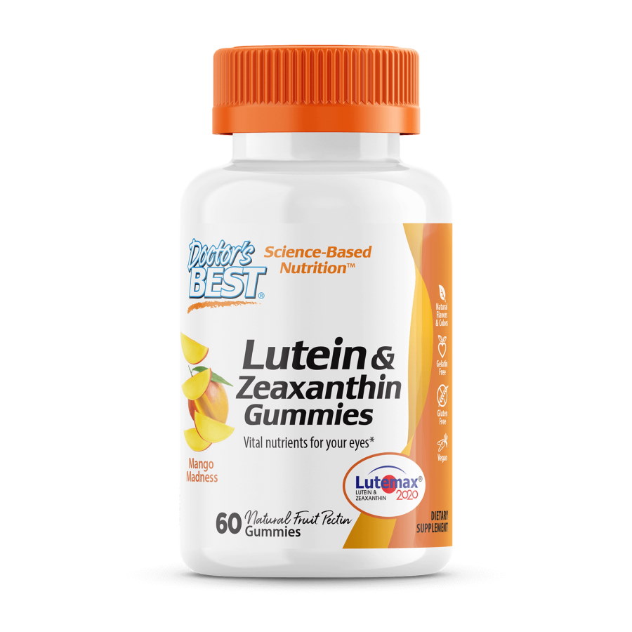 Натуральная добавка Doctor's Best Lutein and Zeaxanthin, 60 желеек
