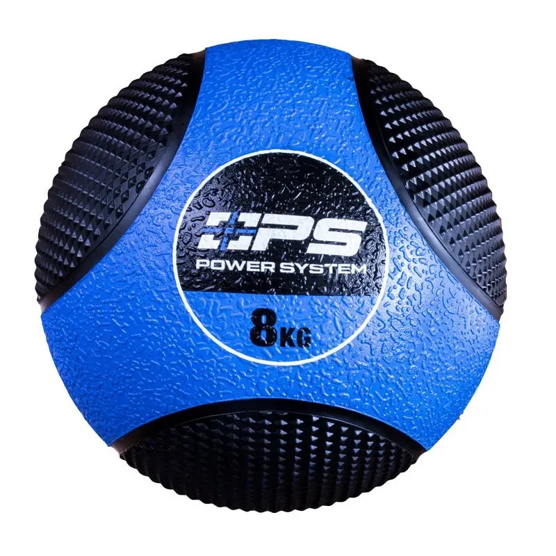 Мяч для фитнеса Power System Medicine Ball PS-4138, Black/Blue, 8 кг