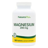 Витамины и минералы Natures Plus Magnesium 200 mg, 180 таблеток