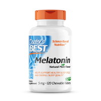 Натуральная добавка Doctor's Best Melatonin 5 mg, 120 жевательных таблеток