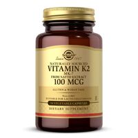 Витамины и минералы Solgar Vitamin K2 100 mcg, 50 вегакапсул