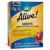 Витамины и минералы Nature's Way Alive! Men's Complete Multivitamin, 50 таблеток