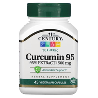 Натуральная добавка 21st Century Curcumin 95 500 mg, 45 вегакапсул