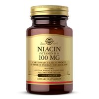 Витамины и минералы Solgar Niacin (Vitamin B3) 100 mg, 100 таблеток