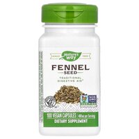 Натуральна добавка Nature's Way Fennel Seed, 100 капсул