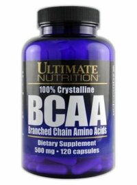 Амінокислота BCAA Ultimate 100% Crystalline BCAA, 120 капсул