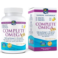 Жирные кислоты Nordic Naturals Complete Omega XTRA, 60 капсул - лимон