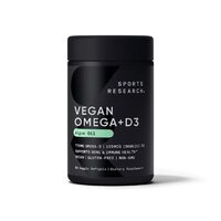 Жирные кислоты Sport Research Vegan Omega+D3, 60 капсул
