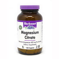 Витамины и минералы Bluebonnet Magnesium Citrate, 120 капсул