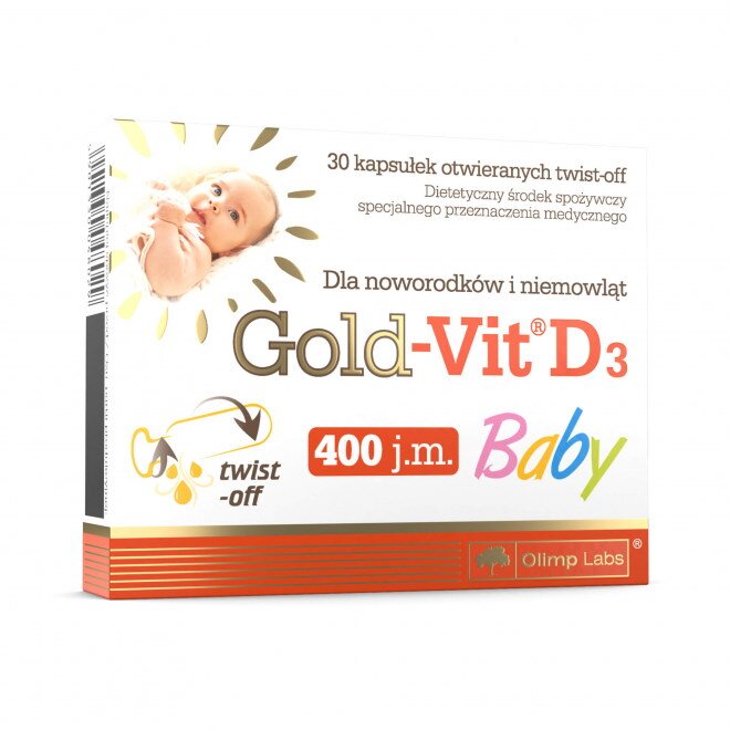 Вітаміни та мінерали Olimp Gold-Vit D3 Baby, 30 капсул ТЕРМІН 02.24