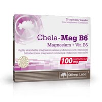 Витамины и минералы Olimp Chela-Mag B6, 30 капсул СРОК 10.23