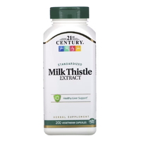 Натуральная добавка 21st Century Milk Thistle Extract, 200 вегакапсул