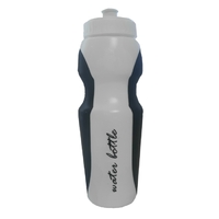Бутылка Water Bottle, 750 мл - бело-черная