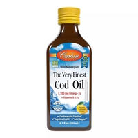 Жирные кислоты Carlson Labs The Very Finest Cod Oil 1100 mg Wild Norwegian, 200 мл