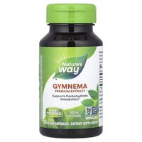 Натуральная добавка Nature's Way Gymnema 500 mg, 60 вегакапсул
