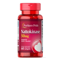 Натуральная добавка Puritan's Pride Nattokinase 50 mg, 60 капсул