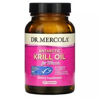 Жирные кислоты Dr. Mercola Antarctic Krill Oil for Women, 90 капсул