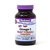 Жирні кислоти Bluebonnet Nutrition Natural Omega-3 Heart Formula, 60 капсул