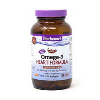 Жирні кислоти Bluebonnet Nutrition Natural Omega-3 Heart Formula, 120 капсул