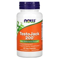 Стимулятор тестостерона NOW Testo Jack 200, 60 вегакапсул