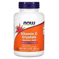Витамины и минералы NOW Vitamin C Crystals, 227 грамм