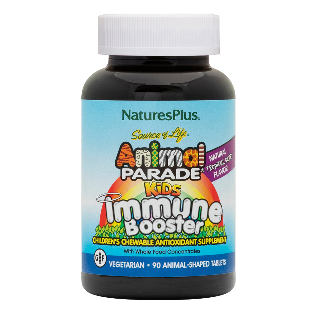 Витамины и минералы Natures Plus Animal Parade Kids Immune Booster, 90 жевательных таблеток