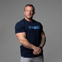 Мужская футболка Trec Nutrition Basic 132, Dark Blue