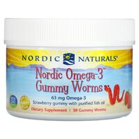 Жирні кислоти Nordic Naturals Nordic Omega-3 Gummies Worms, 30 желейок