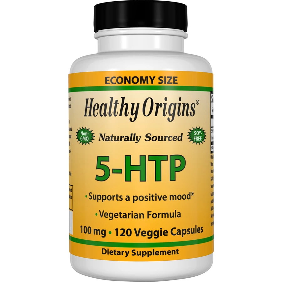 Аминокислота Healthy Origins 5-HTP 100 mg, 120 капсул
