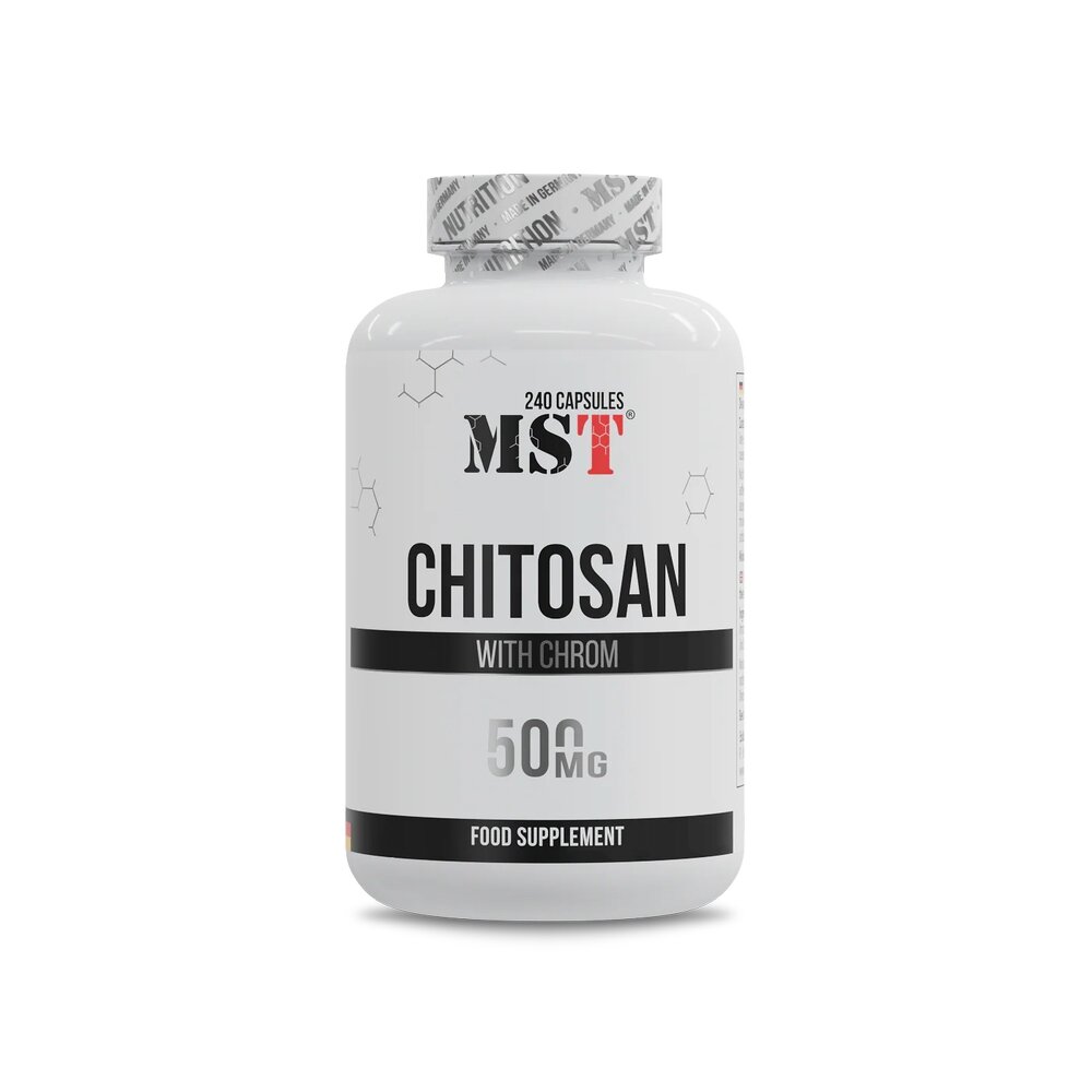 Витамины и минералы MST Chitosan with Chrom, 240 капсул