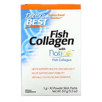 Препарат для суставов и связок Doctor's Best Fish Collagen with Naticol, 30 пакетиков