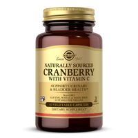 Натуральна добавка Solgar Natural Cranberry with Vitamin C, 60 вегакапсул