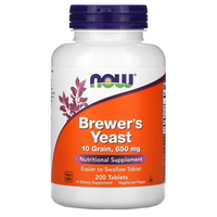Натуральная добавка NOW Brewer's Yeast, 200 таблеток