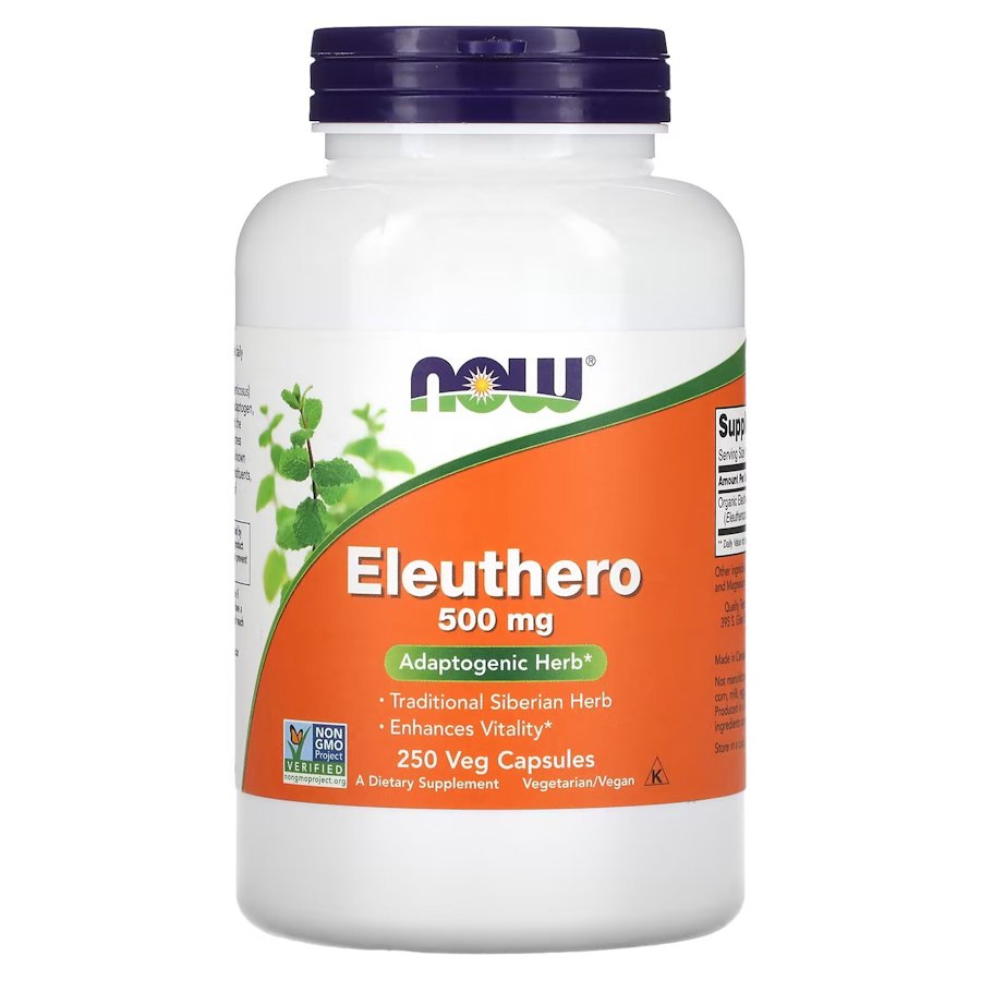 Натуральная добавка NOW Eleuthero 500 mg, 250 вегакапсул