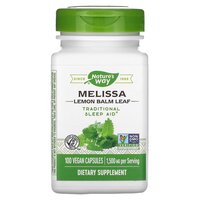 Натуральна добавка Nature's Way Melissa Lemon Balm Leaf 500 mg, 100 вегакапсул