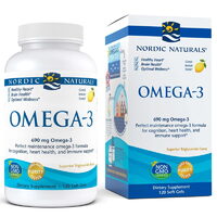 Жирные кислоты Nordic Naturals Omega-3, 120 капсул