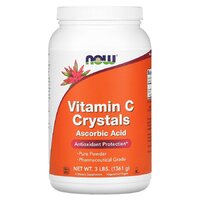 Вітаміни та мінерали NOW Vitamin C Crystals, 1361 грам