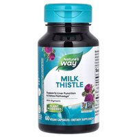 Натуральная добавка Nature's Way Milk Thistle, 60 вегакапсул