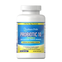 Пробиотики и пребиотики Puritan's Pride Probiotic 10 with Vitamin D, 120 капсул