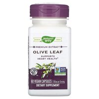Натуральная добавка Nature's Way Olive Leaf Premium Extract, 60 капсул