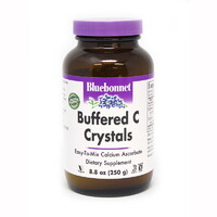 Вітаміни та мінерали Bluebonnet Buffered Vitamin C Crystals, 250 грам