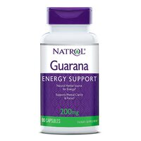 Предтренировочный комплекс Natrol Guarana 200 mg, 90 капсул