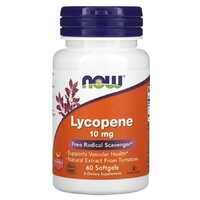 Натуральная добавка NOW Lycopene 10 mg, 60 капсул