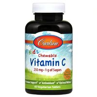 Витамины и минералы Carlson Labs Kid's Chewable Vitamin C, 60 таблеток
