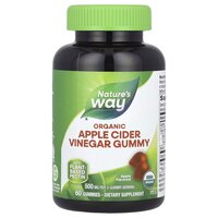 Натуральная добавка Nature's Way Organic Apple Cider Vinegar, 60 желеек