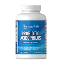 Пробиотики и пребиотики Puritan's Pride Probiotic Acidophilus, 250 таблеток