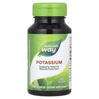 Витамины и минералы Nature's Way Potassium 99 mg, 100 таблеток