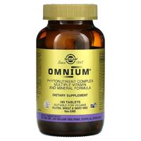 Витамины и минералы Solgar Omnium Phytonutrient Complex Multiple Vitamin and Mineral Formula, 180 таблеток