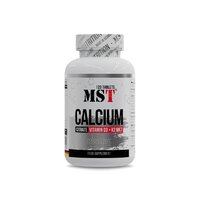 Витамины и минералы MST Calcium Citrate + Vitamin D3 + K2 MK7,  120 таблеток